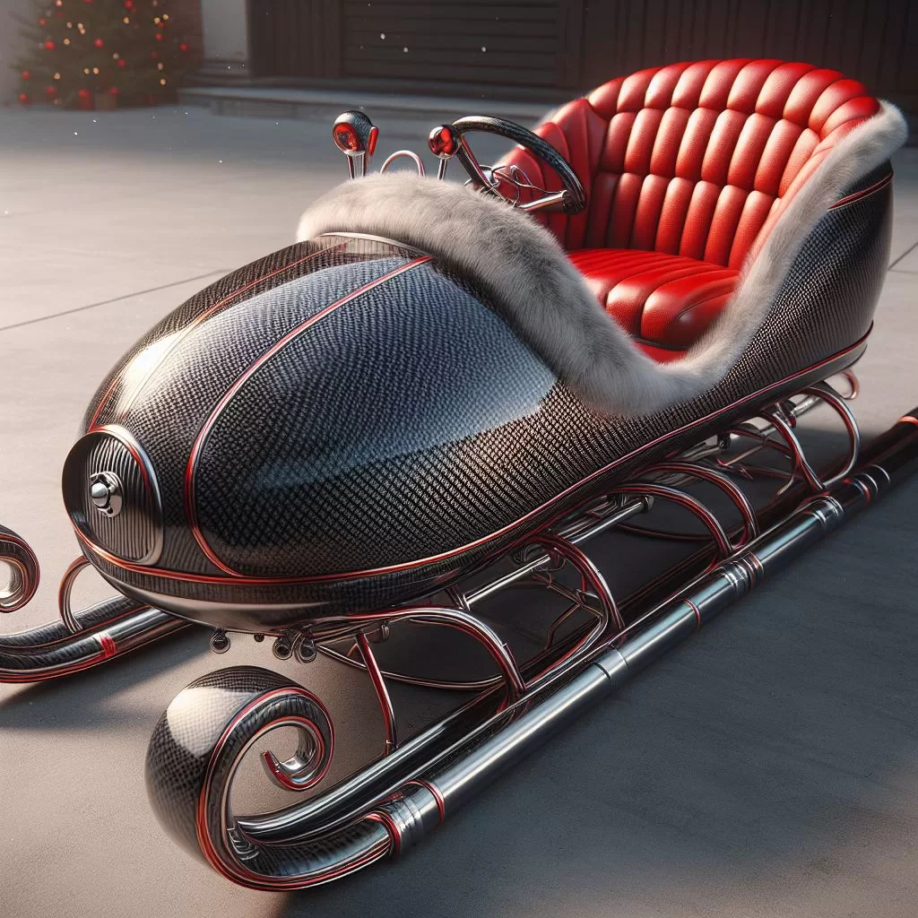 santa's new carbon fibre sleigh